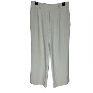 Women's Avec Les Filles Beige Wide Leg Trouser Pants Size 6 Career Office Basic